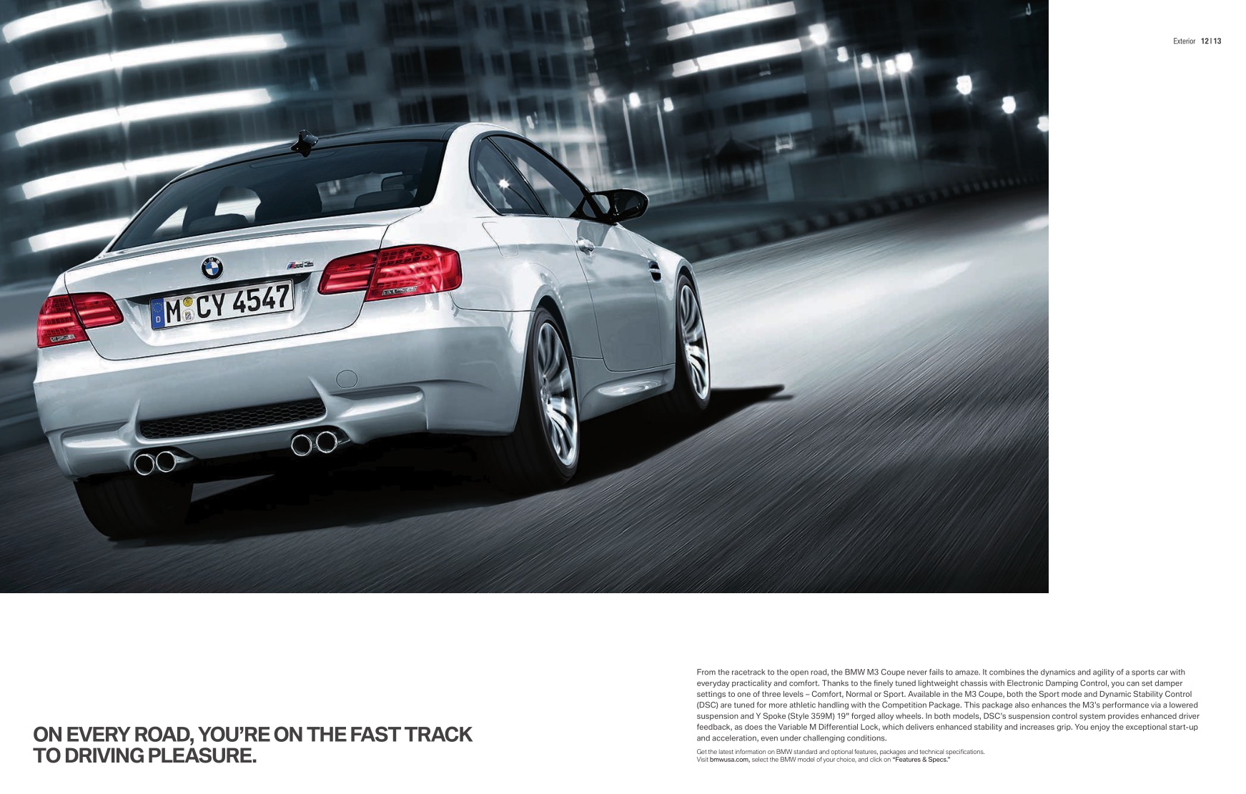 2011 BMW M3 Brochure Page 10